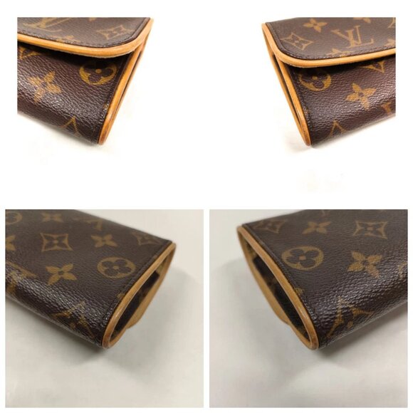 Louis Vuitton LV Shoulder Bag Pochette Twin PM Brown Monogram 490-022225 - Picture 6 of 16